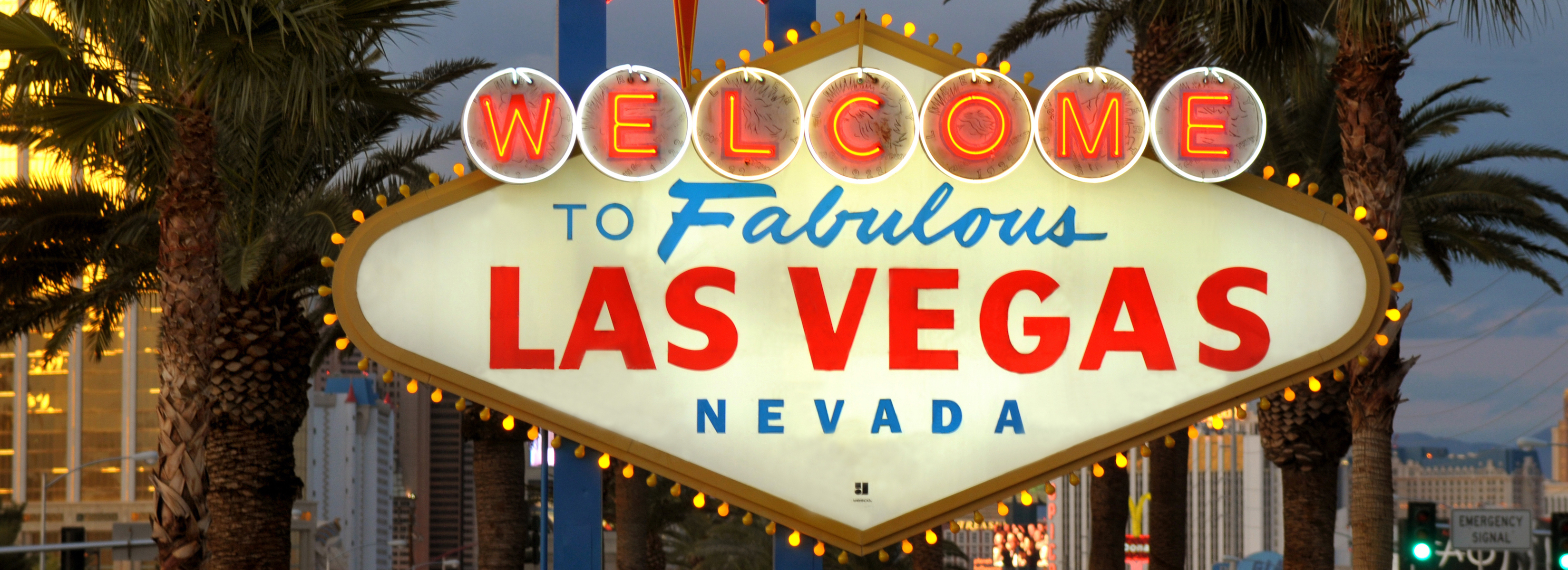 Welcome to Las Vegas sign on the Las Vegas Strip. 11/13/09